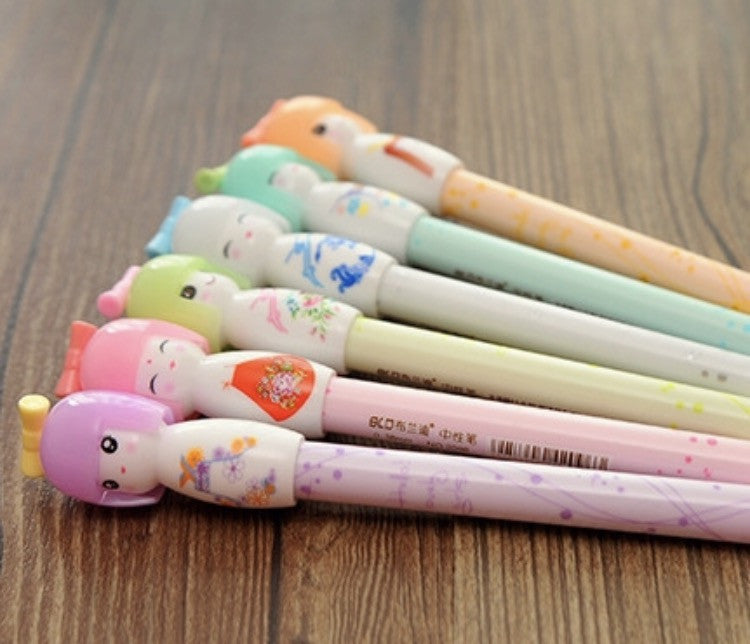 JAPANESE DOLL PEN PACKS
